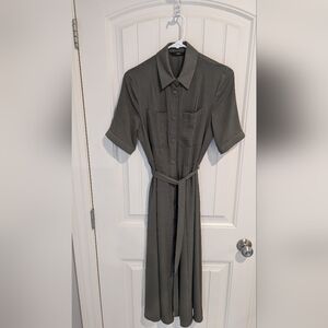 George Belted Midi Dress Size S